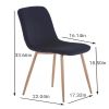 Dining Chair 4PCS(BLACK); Modern style; New technology; Suitable for restaurants; cafes; taverns; offices; living rooms; reception rooms.Simple struct