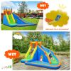 Inflatable water slides; bouncy castles. kids toys.