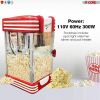 Commercial Popcorn Machine Also used in Home; Party; Movie Theater Style 8 oz. Ounce Antique 300 Watts Big Grande Size 5 Core-POP-850