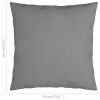 Throw Pillows 4 pcs Gray 23.6"x23.6" Fabric