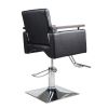 Hydraulic Barber Chair; Heavy-Duty Styling Chair with 360 Degree Rotation for Barber Shop; Beauty Salon; Spa; Tattoo Shop; Black