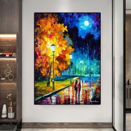 Hand Painted 3D Knife Painting Abstract Flower Oil Painting On Canvas Art Wall Adornment Pictures For Living Room Home Decor (size: 100x150cm)