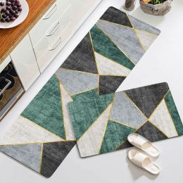 Washable Decorative Bedroom Rugs Non Slip Kitchen Mat Bathroom Doormat (Main Color: Style 8, size: 40 x 120 cm)