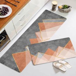 Washable Decorative Bedroom Rugs Non Slip Kitchen Mat Bathroom Doormat (Main Color: Style 7, size: 40 x 120 cm)