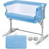 Portable Baby Bed Side Sleeper Infant Travel Bassinet Crib W/Carrying Bag