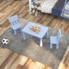 3 Pieces Multi Activity Kids Play Table and Chair Set