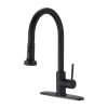 Stainless Steel Pull Down Kitchen Faucet with Soap Dispenser