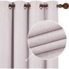 100% Blackout Curtains for Bedroom; 84 inch Length 2 Panels Set; Grommet Thermal Insulated Curtains (52" x 84"; 2 Panels)