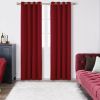 100% Blackout Curtains for Bedroom; 84 inch Length 2 Panels Set; Grommet Thermal Insulated Curtains (52" x 84"; 2 Panels)