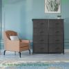 Fabric Dresser for Bedroom;  Tall Dresser with 8 Drawers;  Storage Tower with Fabric Bins;  Double Dresser;  Chest of Drawers for Closet;  Living Room