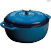 Cast Iron;  6 Quart Enameled Cast Iron Dutch Oven