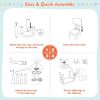 3 Pieces Multi Activity Kids Play Table and Chair Set