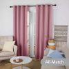 100% Blackout Curtains for Bedroom; 84 inch Length 2 Panels Set; Grommet Thermal Insulated Curtains (52" x 84"; 2 Panels)