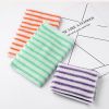 Bamboo fiber dishwashing towel is not easy to stick oil; double layer dishcloth; bamboo charcoal degreasing dishwashing cloth; thickened cleaning clot