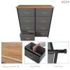 Fabric Dresser for Bedroom;  Tall Dresser with 8 Drawers;  Storage Tower with Fabric Bins;  Double Dresser;  Chest of Drawers for Closet;  Living Room