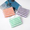 Bamboo fiber dishwashing towel is not easy to stick oil; double layer dishcloth; bamboo charcoal degreasing dishwashing cloth; thickened cleaning clot