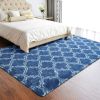 Indoor Rectangle Geometric Contemporary Area Rugs For Living Room Bedroom Plush Carpet; 5'x8'