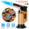 Culinary Butane Torch Lighter Refillable Blow Torch Adjustable Flame Kitchen Cooking BBQ Torch  (Gas Not Included)