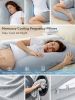 Pregnancy Pillows with Cooling Cover; U-Shaped Full Body Maternity Pillow for Side Sleepers 57 inch