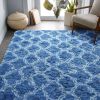 Indoor Rectangle Geometric Contemporary Area Rugs For Living Room Bedroom Plush Carpet; 5'x8'