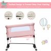 Portable Baby Bed Side Sleeper Infant Travel Bassinet Crib W/Carrying Bag